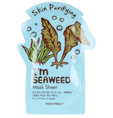 Тканевая маска для лица очищающая МОРСКИЕ ВОДОРОСЛИ Tonymoly I'm Seaweeds Mask Sheet – Purifying